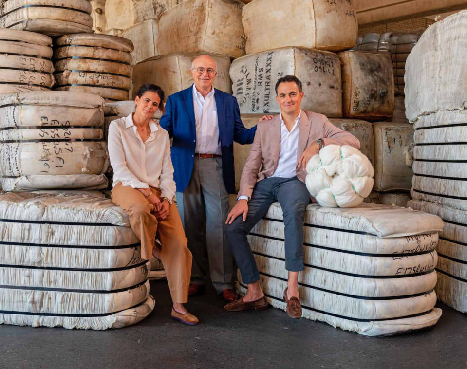 Clockwise from left: Elena Schneider, president of Pettinatura di Verrone, G.Schneider board member and shareholder; Giovanni Schneider, president of G.Schneider and shareholder; Marco Schneider, G.Schneider shareholder