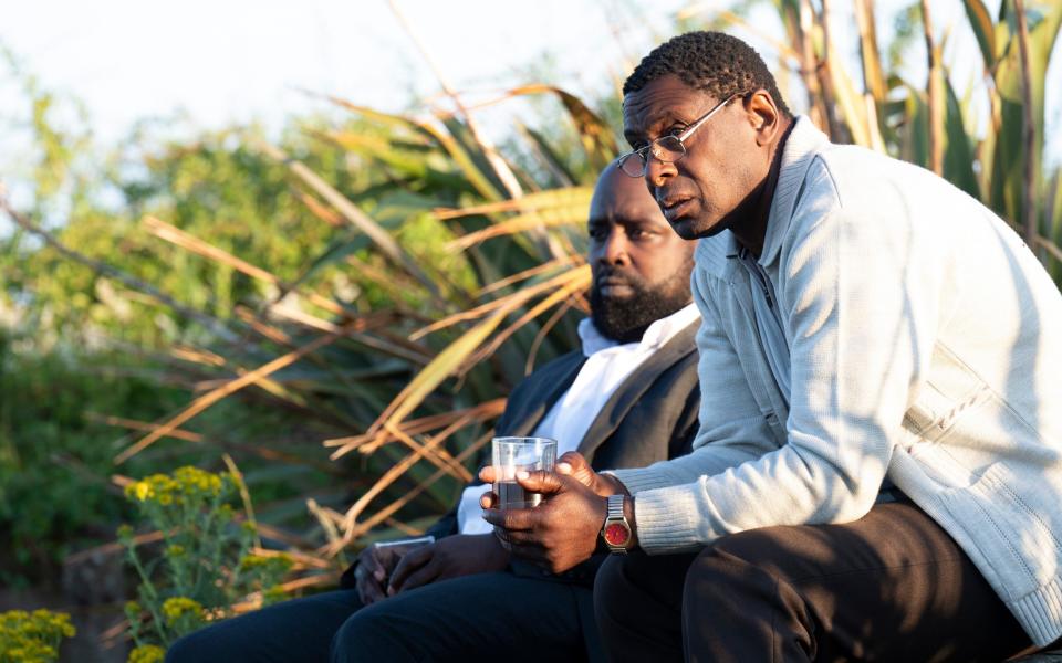 Michael Balogun and David Harewood in Sherwood