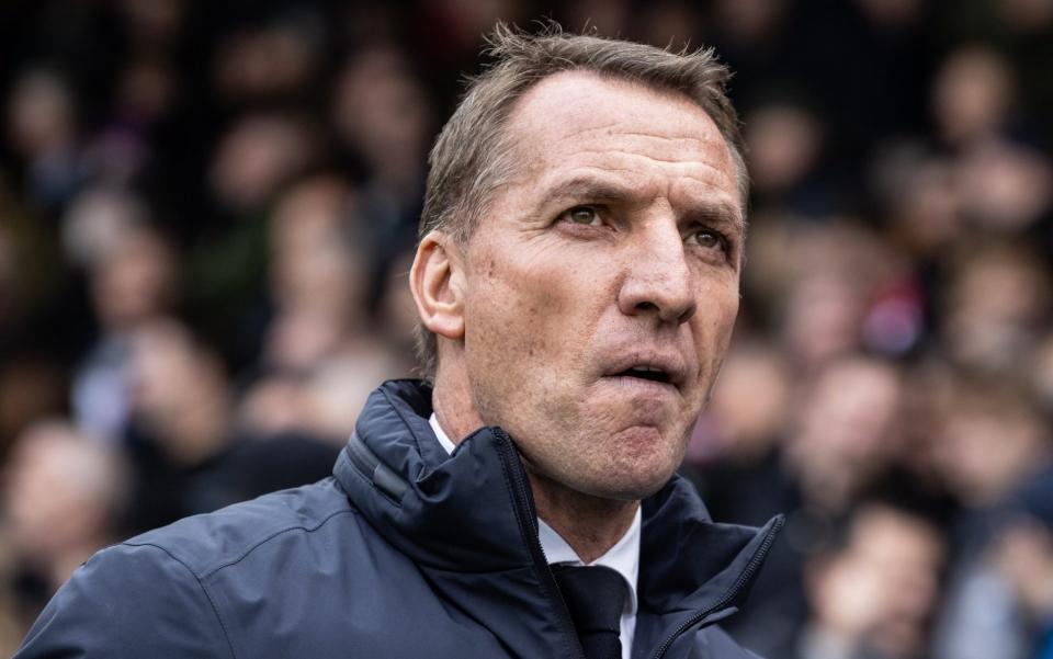 Leicester City's Brendan Rodgers looks on during the Premier League match between Crystal Palace and Leicester City at Selhurst Park - Getty Images/Andrew Kearns