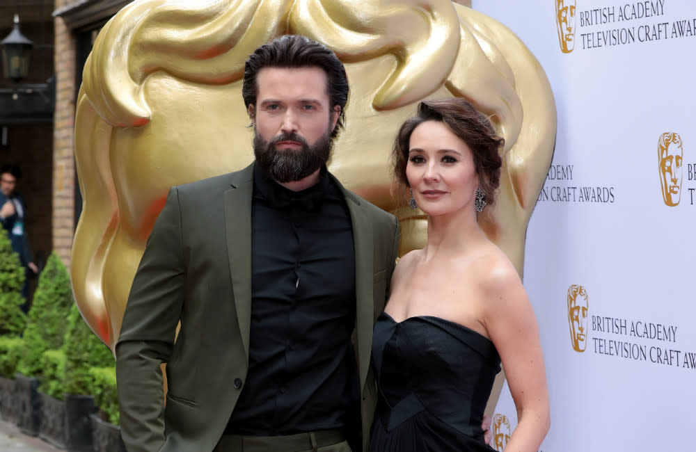 Emmett J Scanlan and Claire Cooper welcome daughter credit:Bang Showbiz