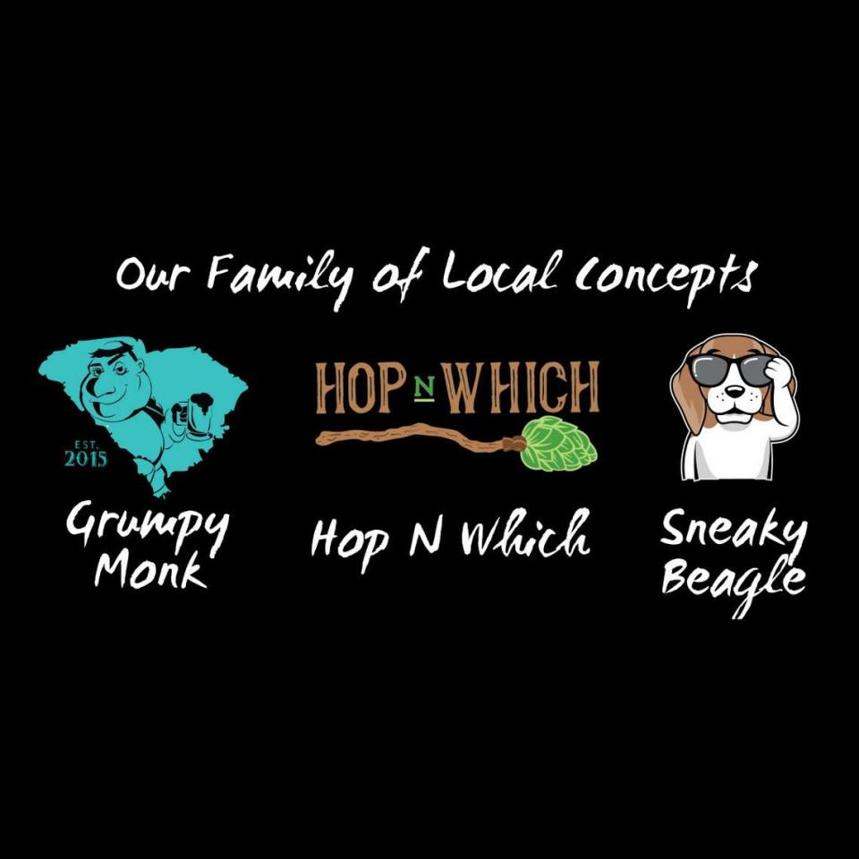 Chris Evans and Heri Heryadi own and operate the Sneaky Beagle and three Grumpy Monk locations, and plan to open Hop N Which in Conway SC.