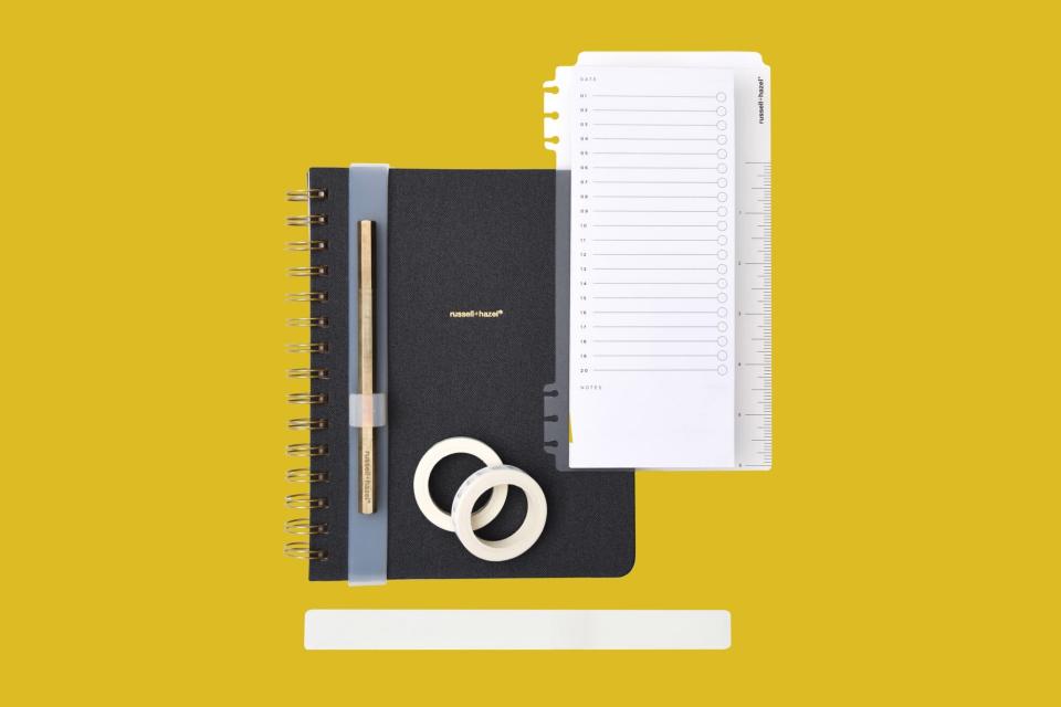 russel hazel bullet journal notebook