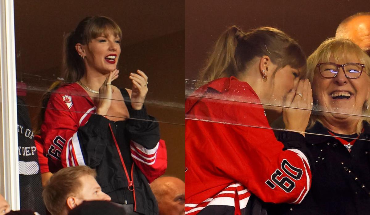 Taylor Swift Erin Andrews Chiefs Jacket At 30% OFF