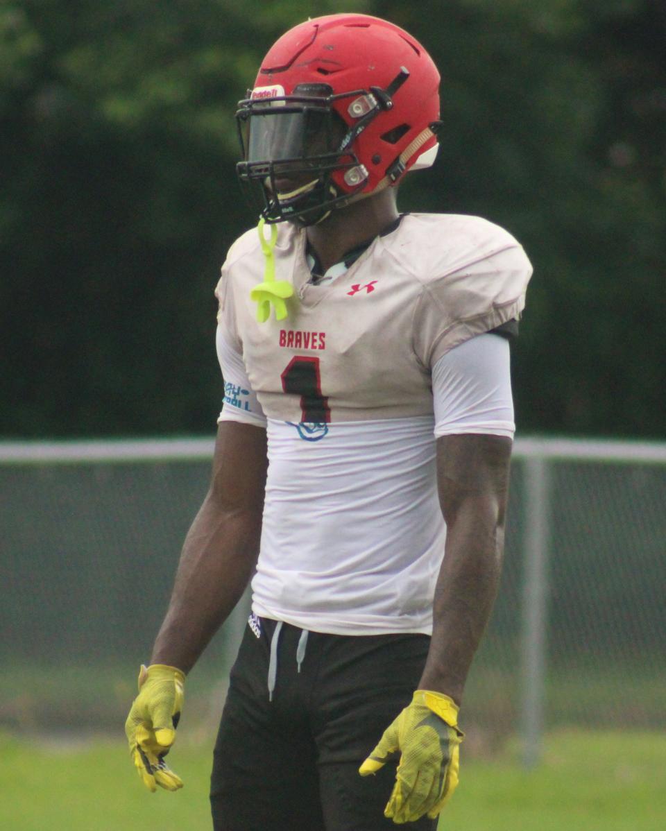 Terry Parker safety Damani Dent is pictured at practice on Aug. 17, 2021.