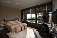 Master bedroom with in-built bathroom at the Hamilton Scotts luxury residence in Singapore (Yahoo! photo)