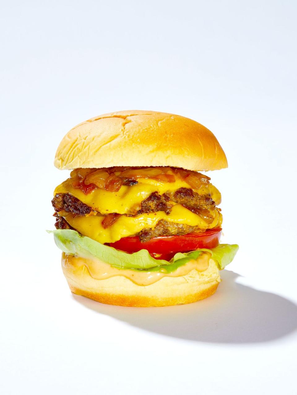 <p>If you don't live near an In-N-Out restaurant, just bring In-N-Out to your kitchen.</p><p>Get the recipe from <a href="https://www.delish.com/cooking/recipe-ideas/a27394375/double-double-burger-recipe/" rel="nofollow noopener" target="_blank" data-ylk="slk:Delish;elm:context_link;itc:0;sec:content-canvas" class="link ">Delish</a>. </p>