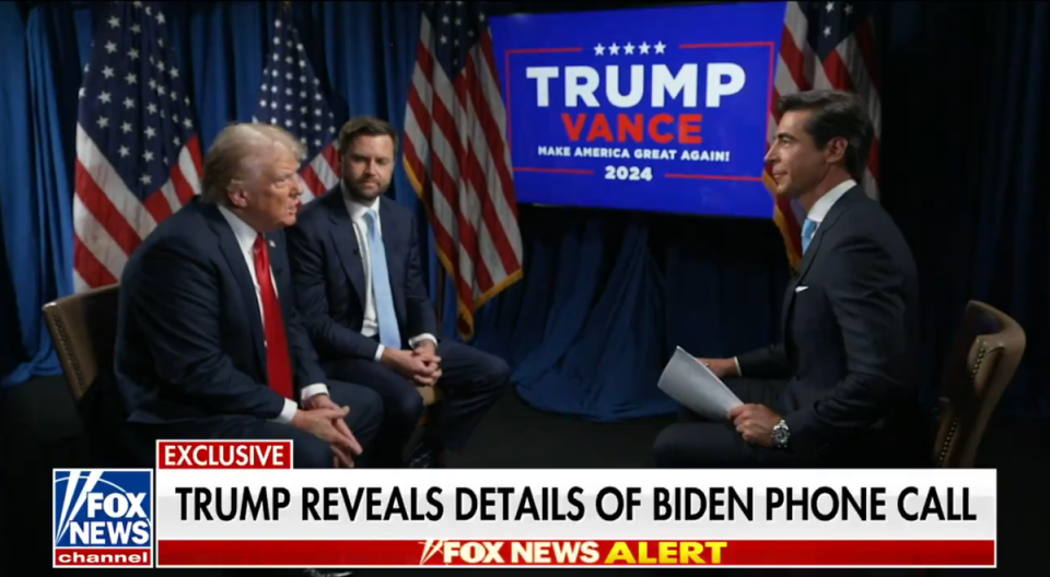 The Republican ticket sat down with Fox’s Jesse Watters to discuss the assassination attempt and selecting a running mate (Fox News)