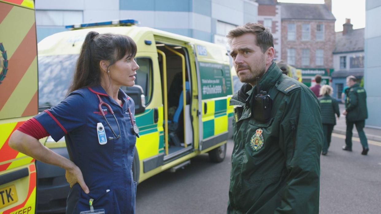 faith cadogan, iain dean, casualty