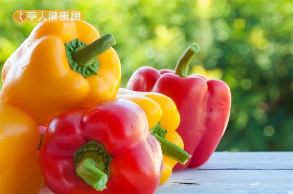 一天只要吃2個甜椒，就可以滿足人體一天所需的維生素C。