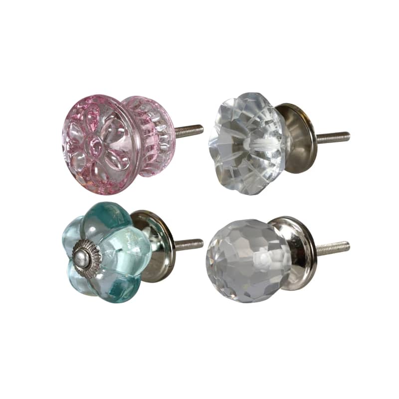 Elegant Glass Drawer Pulls