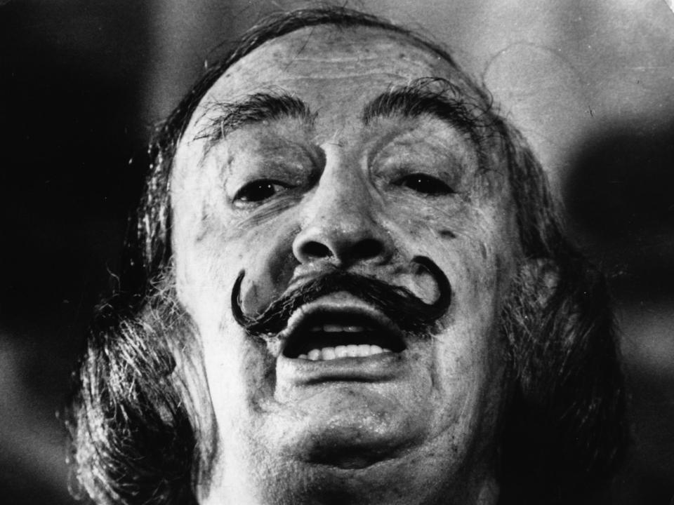 Spanish surrealist artist Salvador Dali: Getty Images