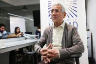 El presidente de la Comisión de la Verdad de Colombia, Francisco de Roux, habla durante una entrevista con Reuters en Bogotá