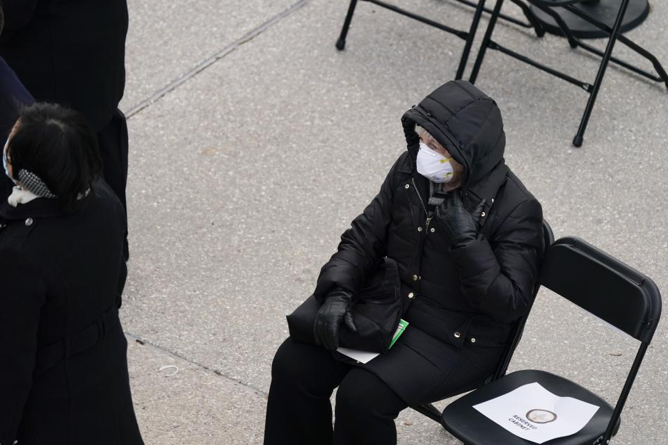 Treasury Secretary-nominee Janet Yellen during the Inauguration at the U.S. Capitol, January 20, 2021.