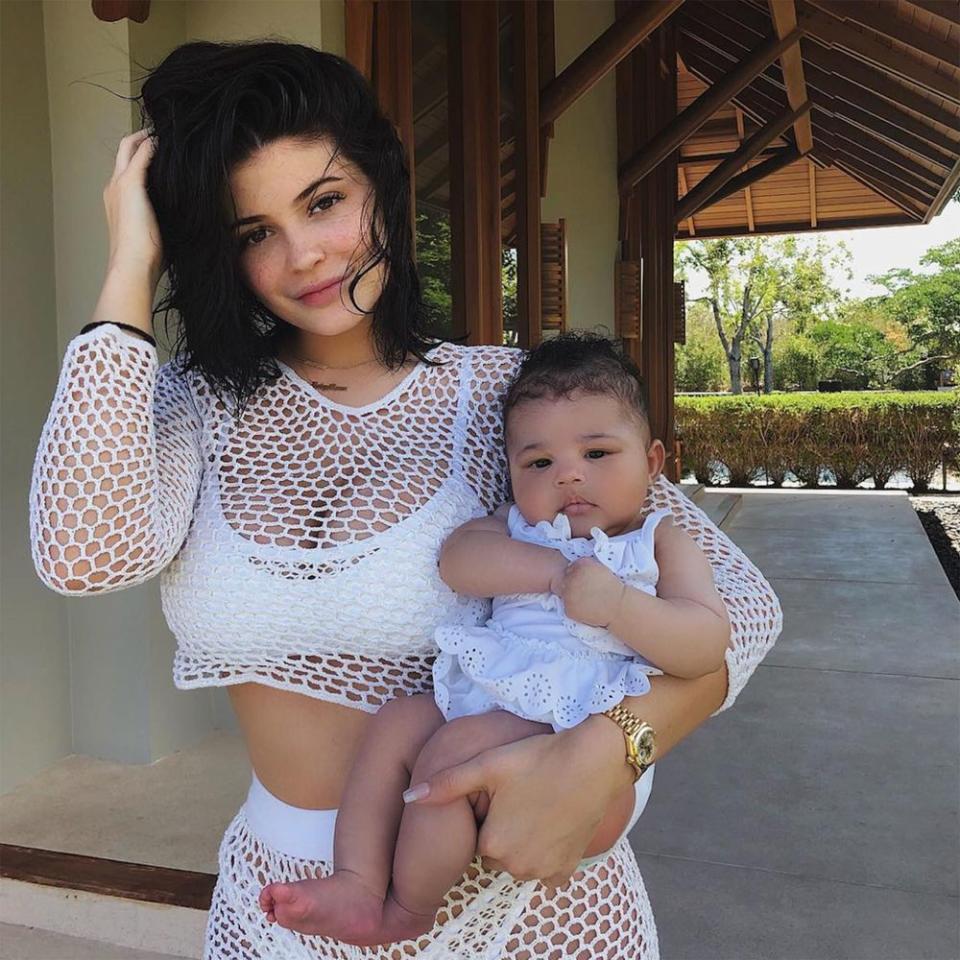 Kylie Jenner and daughter Stormi