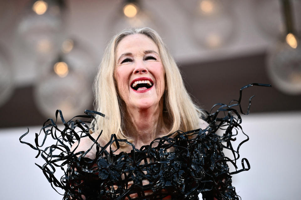 <p>Catherine O'Hara returns as Delia Deetz in Beetlejuice Beetlejuice. (AFP via Getty Images)</p>
