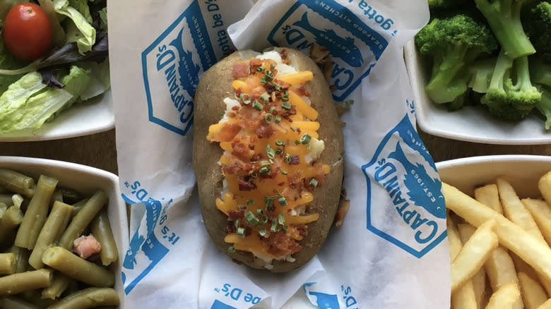 Captain D's loaded baked potato