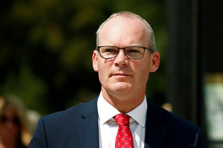 FILE PHOTO: Irish Foreign Minister Simon Coveney attends a conference in Paris