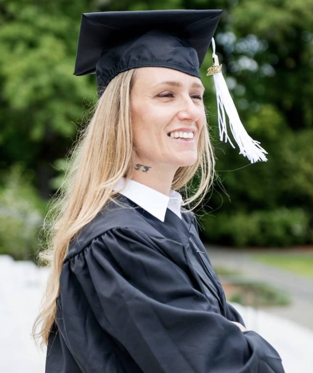 Mum transforms from jailed heroin addict to university graduate