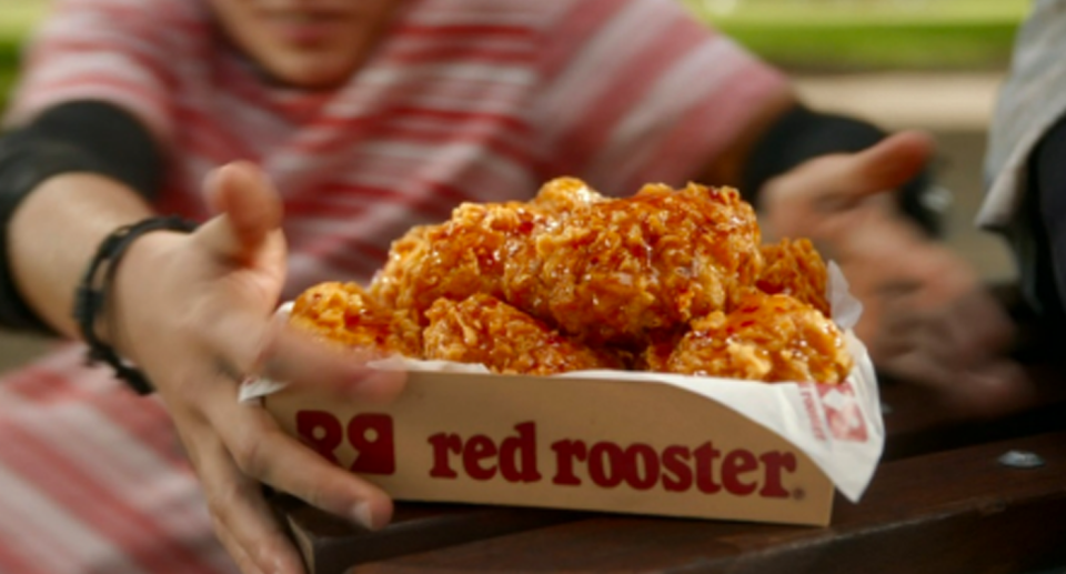 Red Rooster's honey chicken promotion.