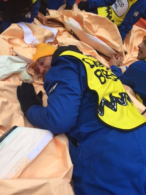 Doug Donaldson of Beacon, N.Y. flew a Charlie Brown balloon in the Macy's Thanksgiving Day Parade in 2016. (Photo: Courtesy of Doug Donaldson)