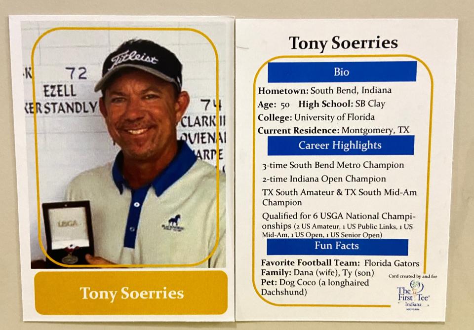 Tony Soerries, ex alumno de South Bend Clay y ex campeón de golf masculino de Metro, está luchando contra la ELA.