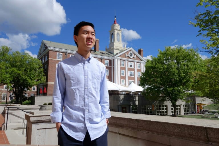 Harvard University student Will Long says he voted for US President Donald Trump, but admits he was uncomfortable broadcasting that fact right after the election