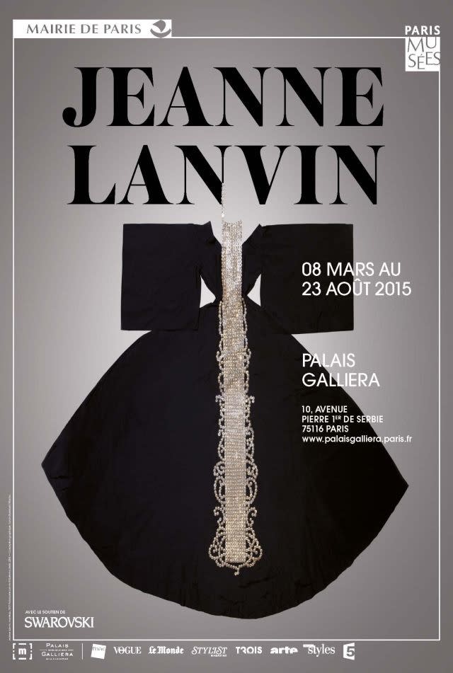 The 'Jeanne Lanvin' exhibit runs through August 23 at the Palais Galliera