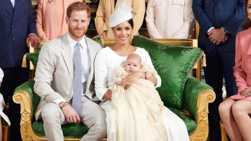 Archie Mountbatten-Windsor was christened over the weekend in the presence of his parents Prince Harry and Meghan.