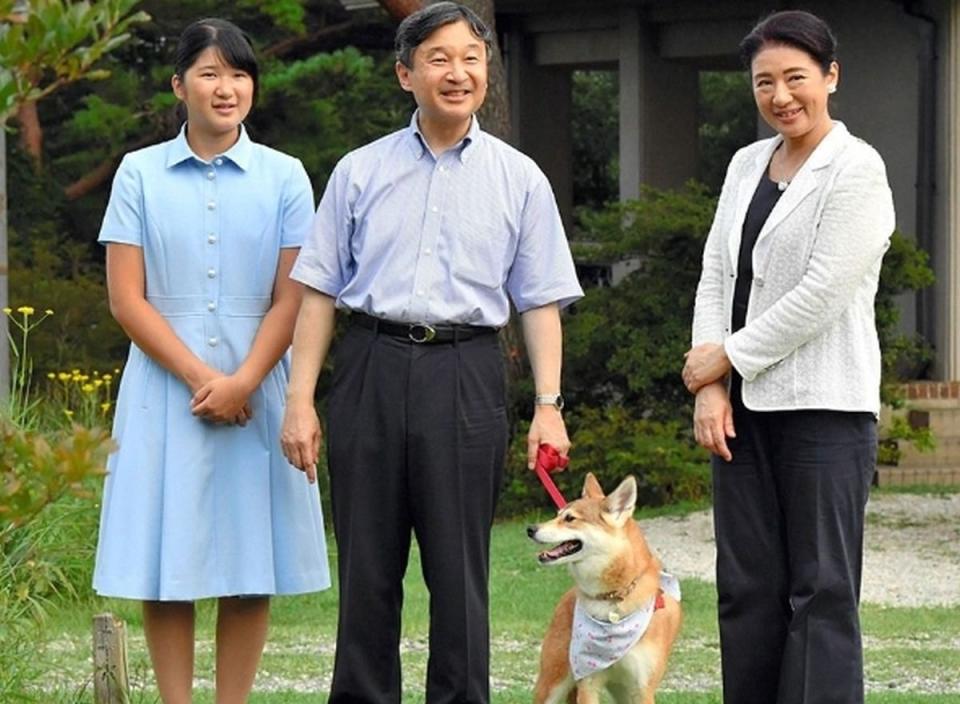 日本德仁天皇（中）與雅子皇后（右）慶祝結婚30週年，表示回首這段時間，走過許多風雨，心中「滿是感慨」。