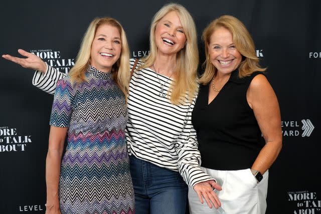 <p>Sonia Moskowitz/Getty</p> Candace Bushnell, Christie Brinkley and Katie Couric