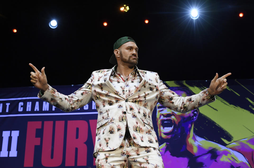 Tyson Fury ist bekannt für seine bizarren Auftritte in der Öffentlichkeit. (Bild: Getty Images)