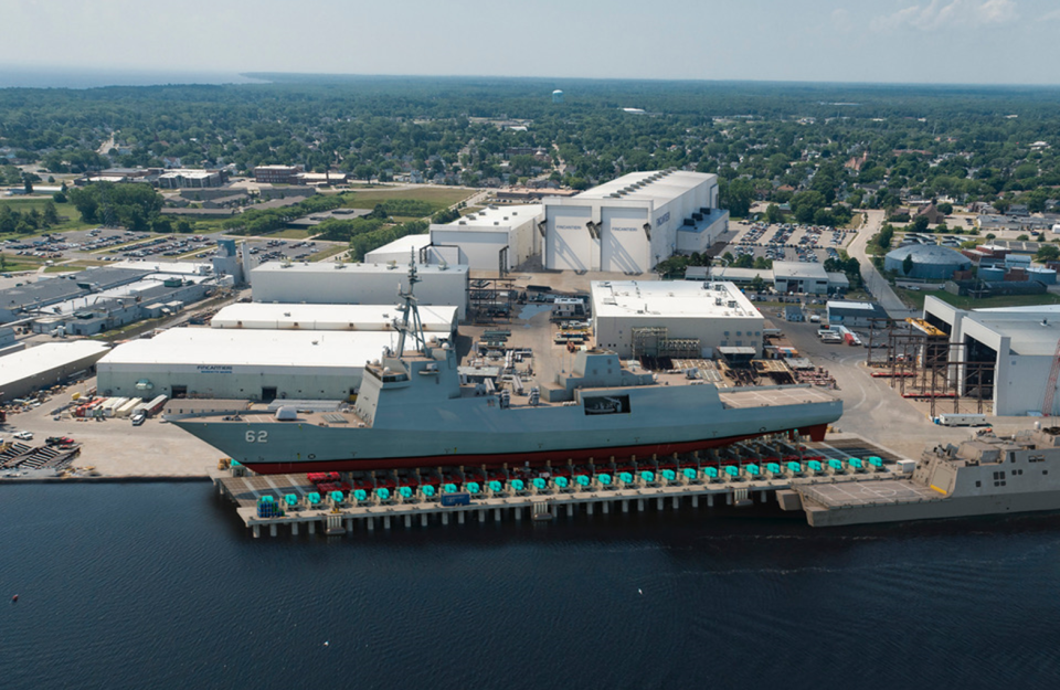 Foth & Van Dyke LLC's high-profile Wisconsin projects include work on Fincantieri Marinette Marine's shipyard in Marinette.