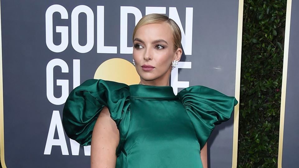 Mandatory Credit: Photo by Jordan Strauss/Invision/AP/Shutterstock (10518571gd)Jodie Comer arrives at the 77th annual Golden Globe Awards at the Beverly Hilton Hotel, in Beverly Hills, Calif77th Annual Golden Globe Awards - Arrivals, Beverly Hills, USA - 05 Jan 2020.