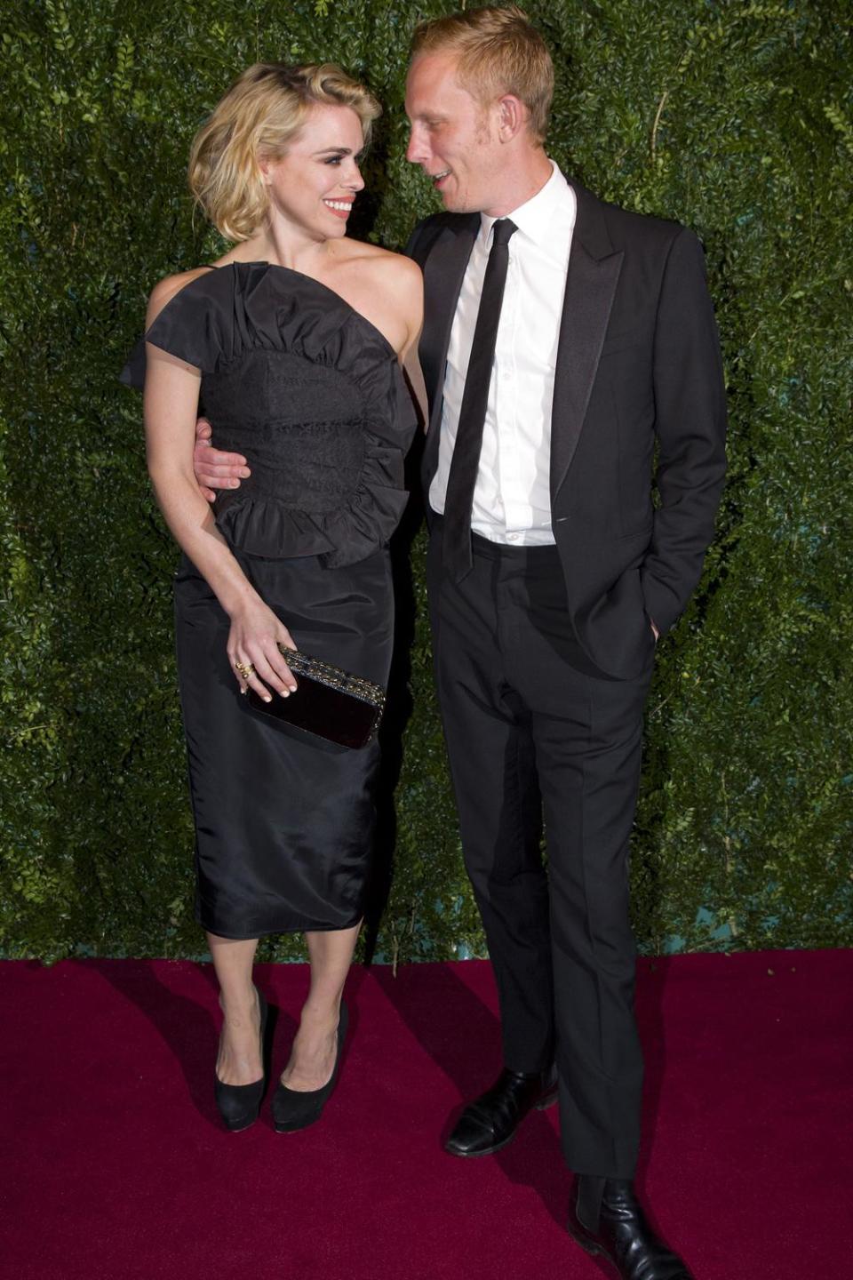 Ex: Laurence Fox with his ex-wife Billie Piper (Justin Tallis/AFP/Getty)