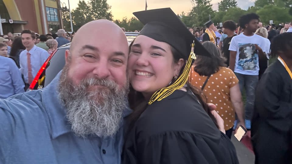 Carpenter describes his daughter's high school graduation in May in Lee's Summit as "one of the best days of my life." - Shannon Carpenter