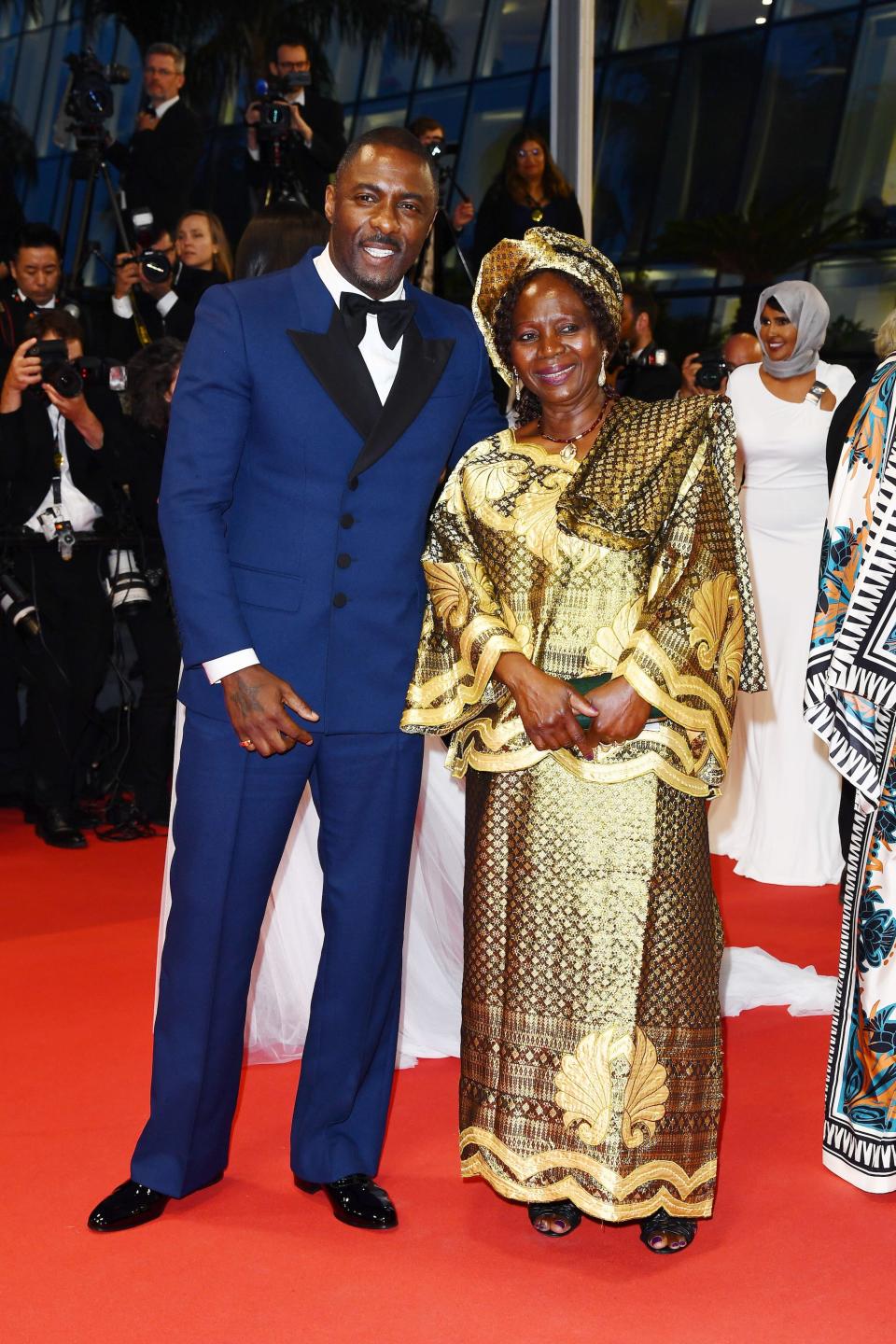 Idris Elba and Eve Elba depart the screening of "Three Thousand Years Of Longing (Trois Mille Ans A T'Attendre)"