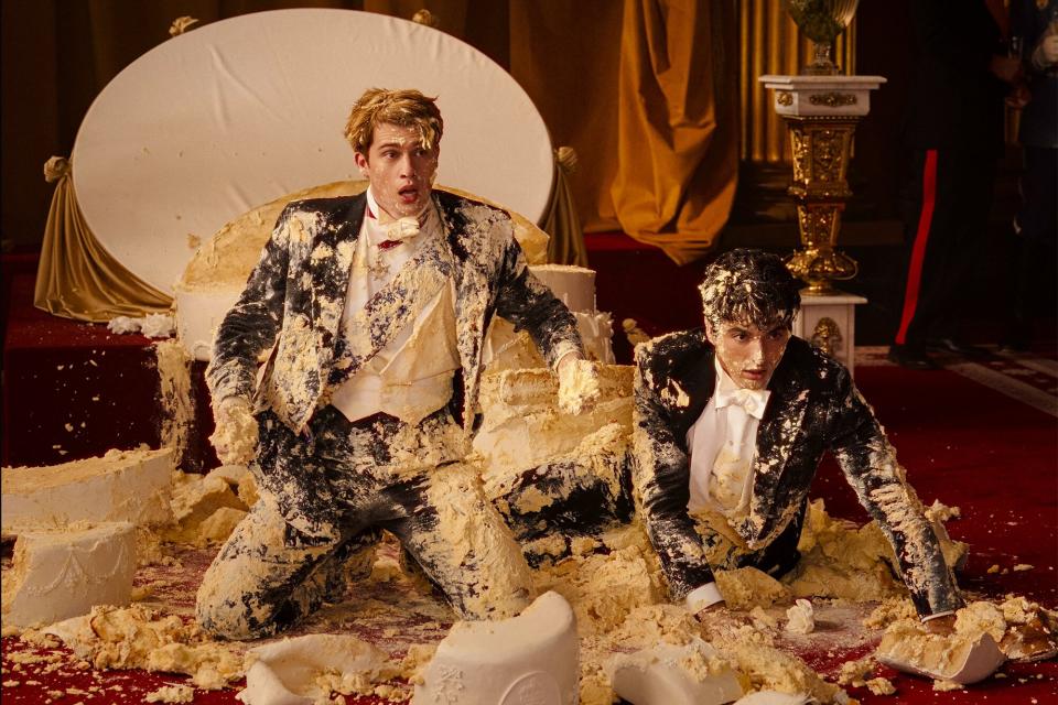 Nicholas Galitzine and Taylor Zakhar Perez star as Prince Henry and Alex Claremont-Diaz in 'Red, White & Royal Blue'