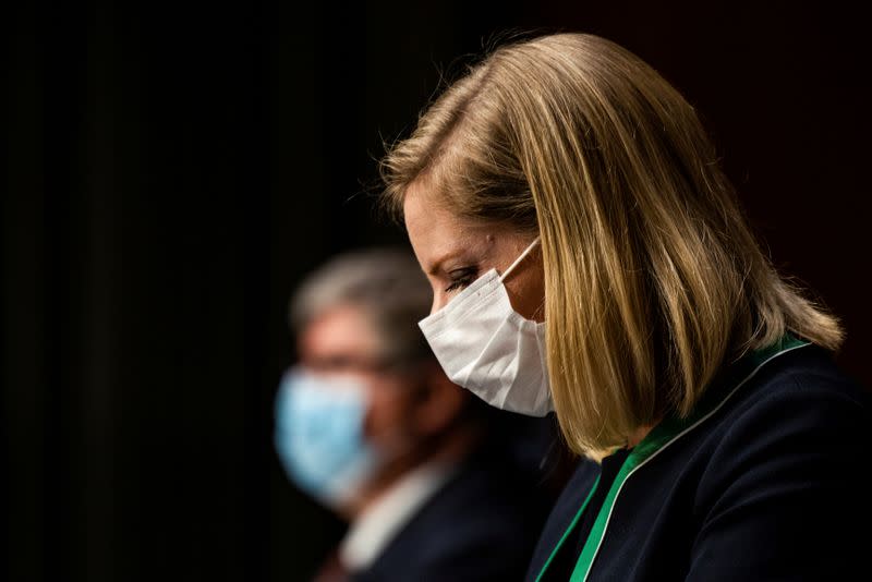 U.S. Senate Banking Committee confirmation hearing on Capitol Hill in Washington