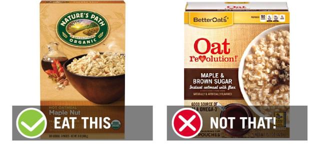 Better Oats Oat Revolution! Oatmeal, Instant, with Flax, Maple & Brown  Sugar, Oatmeal & Hot Cereal