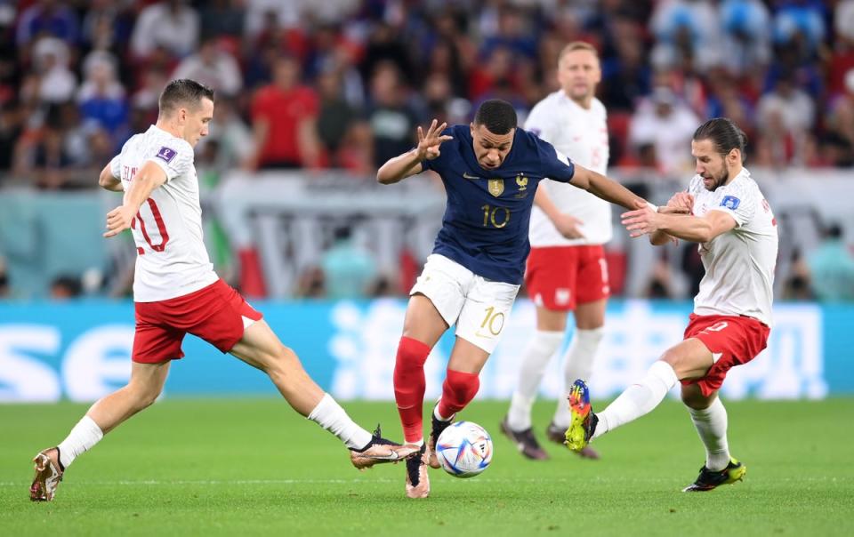 Mbappe ran Poland ragged during the 3-1 victory (Getty Images)