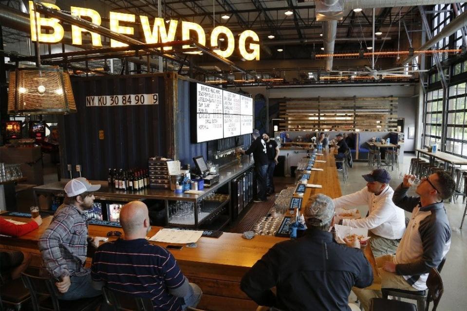 BrewDog has opened a bar at its Canal Winchester brewery and plans to break ground on its hotel at the site soon. Longer-term plans include bars and distribution elsewhere in the state and region. [Dispatch file photo]