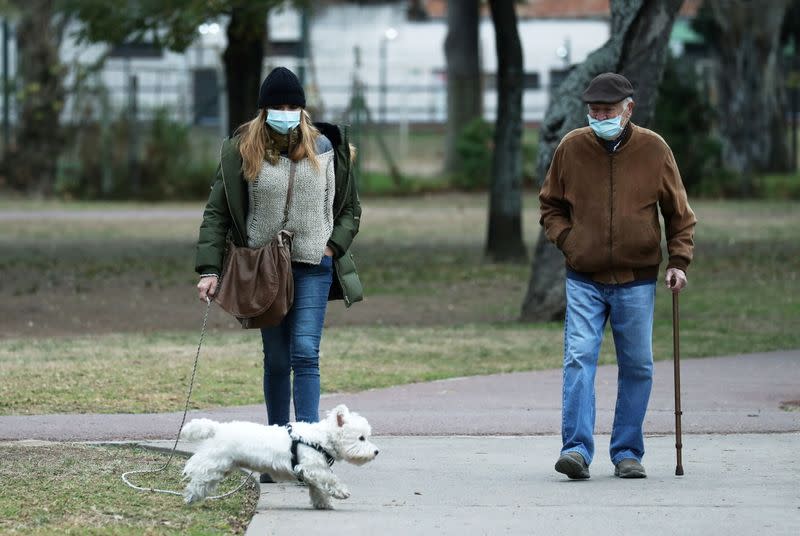 FILE PHOTO: Outbreak of the coronavirus disease (COVID-19), in Buenos Aires
