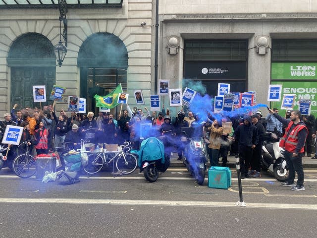 Deliveroo protest