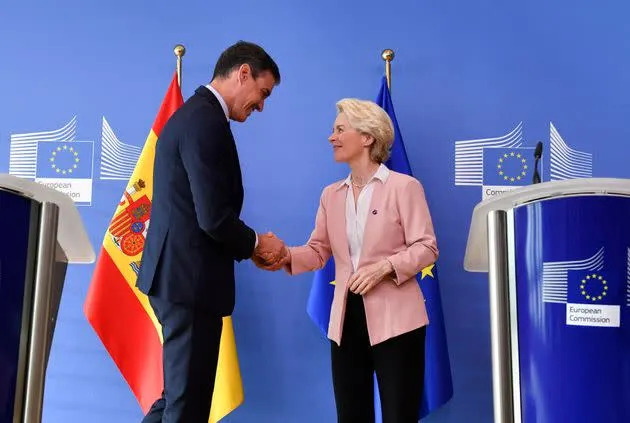 Brussels pays Spain the second payment of 12,000 million European funds