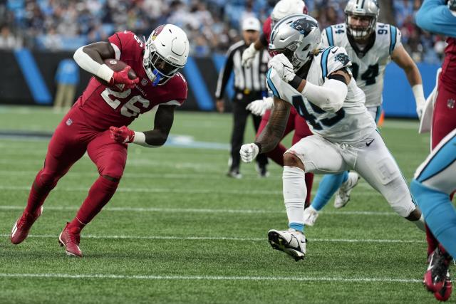 Eno Benjamin handles kickoffs for Cardinals late in 26-16 win over Panthers