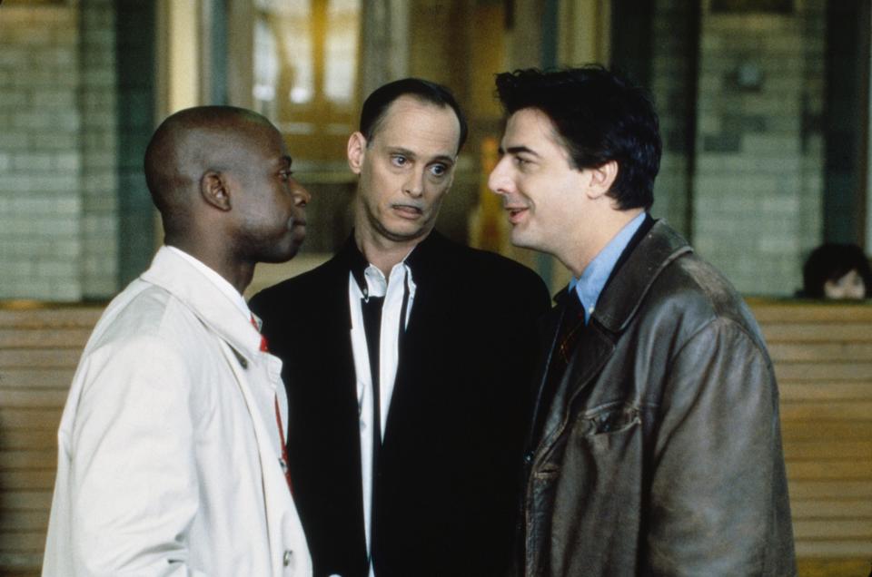 (L-R) André Braugher, John Waters and Chris Noth in ‘Homicide’