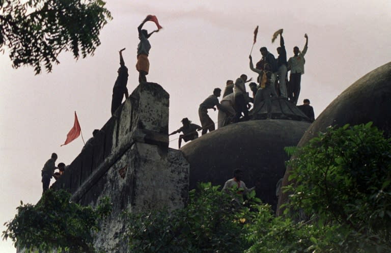 The demolition of the Babri mosque in the northern state of Uttar Pradesh sparked nationwide riots in which thousands were killed, most of them Muslims