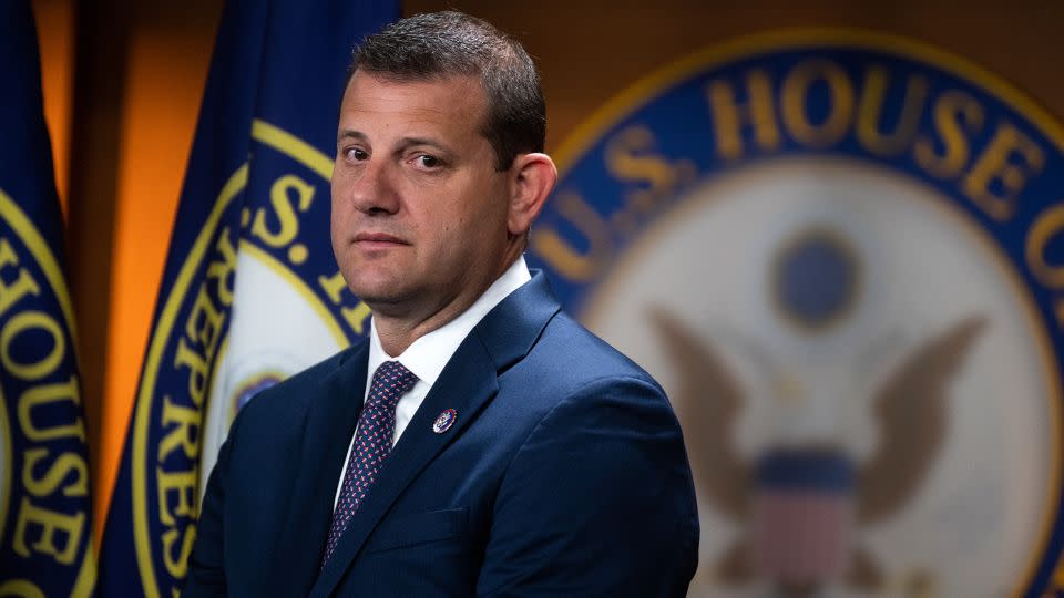 Rep. David Valadao participates in a House Republican Conference news conference on September 14, 2022. - Bill Clark/CQ Roll Call/Getty Images