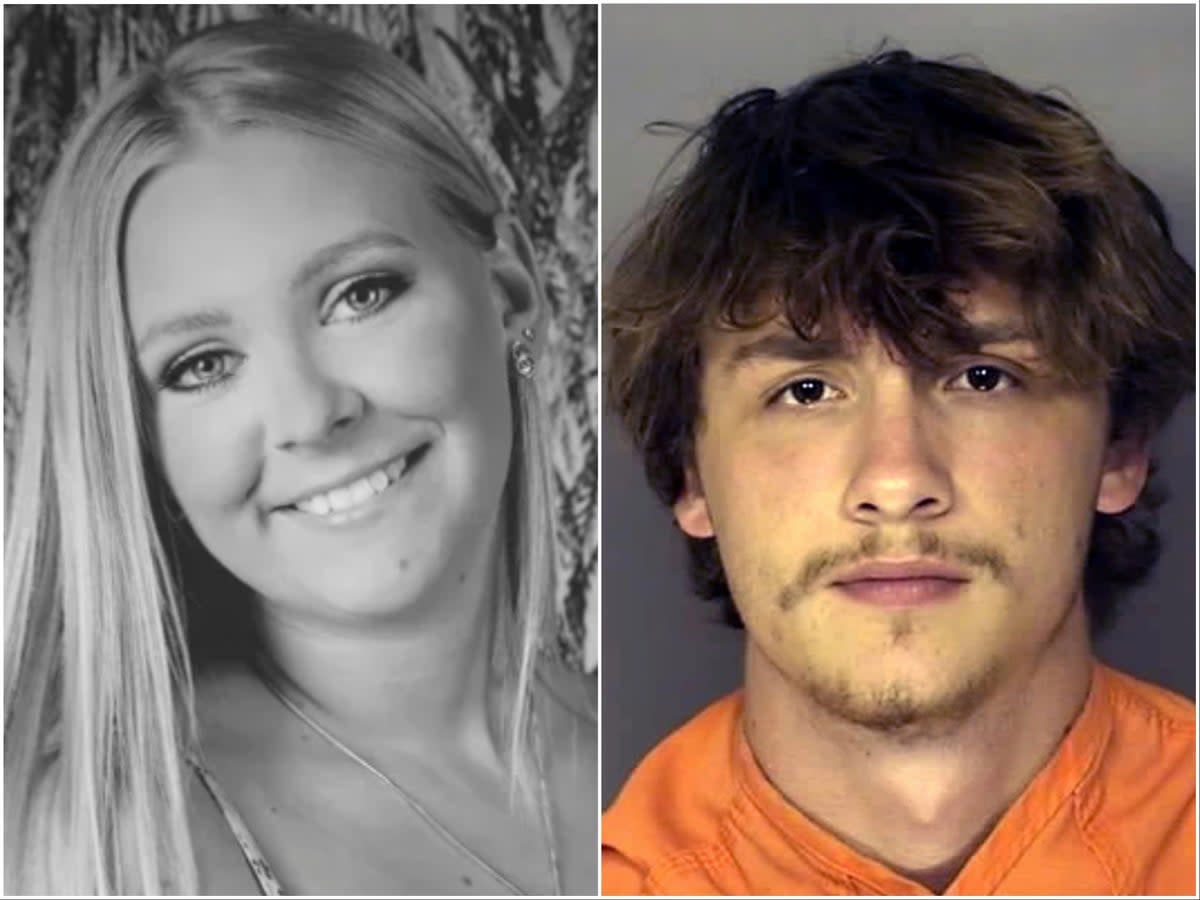 Blake Linkous, 18, (R) has been accused of the murder of Natalie Martin, also 18 (L) (GoFundMe / Horry County Police)