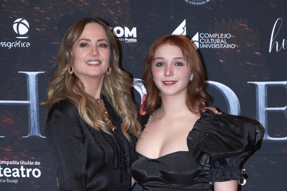 MEXICO CITY, MEXICO - SEPTEMBER 4: Andrea Legarreta and Nina Rubin pose for a photo during the Red Carpet of `Heroes´movie premiere at Castillo de Chapultepec on September 4, 2023 in Mexico City, Mexico. (Photo by Jaime Nogales/Medios y Media/Getty Images)